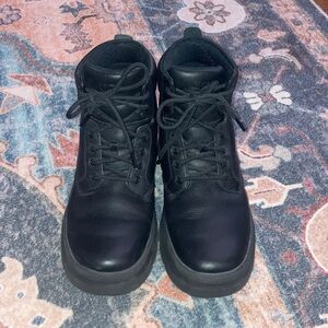 UGG Men's Black Leather Boots